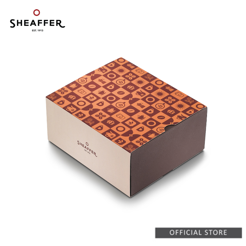 Sheaffer 100 9374 Coffee Edition Matt Brown Fountain Pen + Fragrant Ink 50ml Set