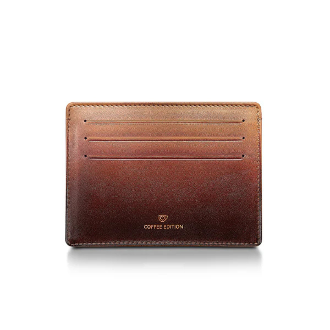 Sheaffer VFM 9428 Coffee Edition Matt Brown Rollerball Pen + Credit Card Holder Set