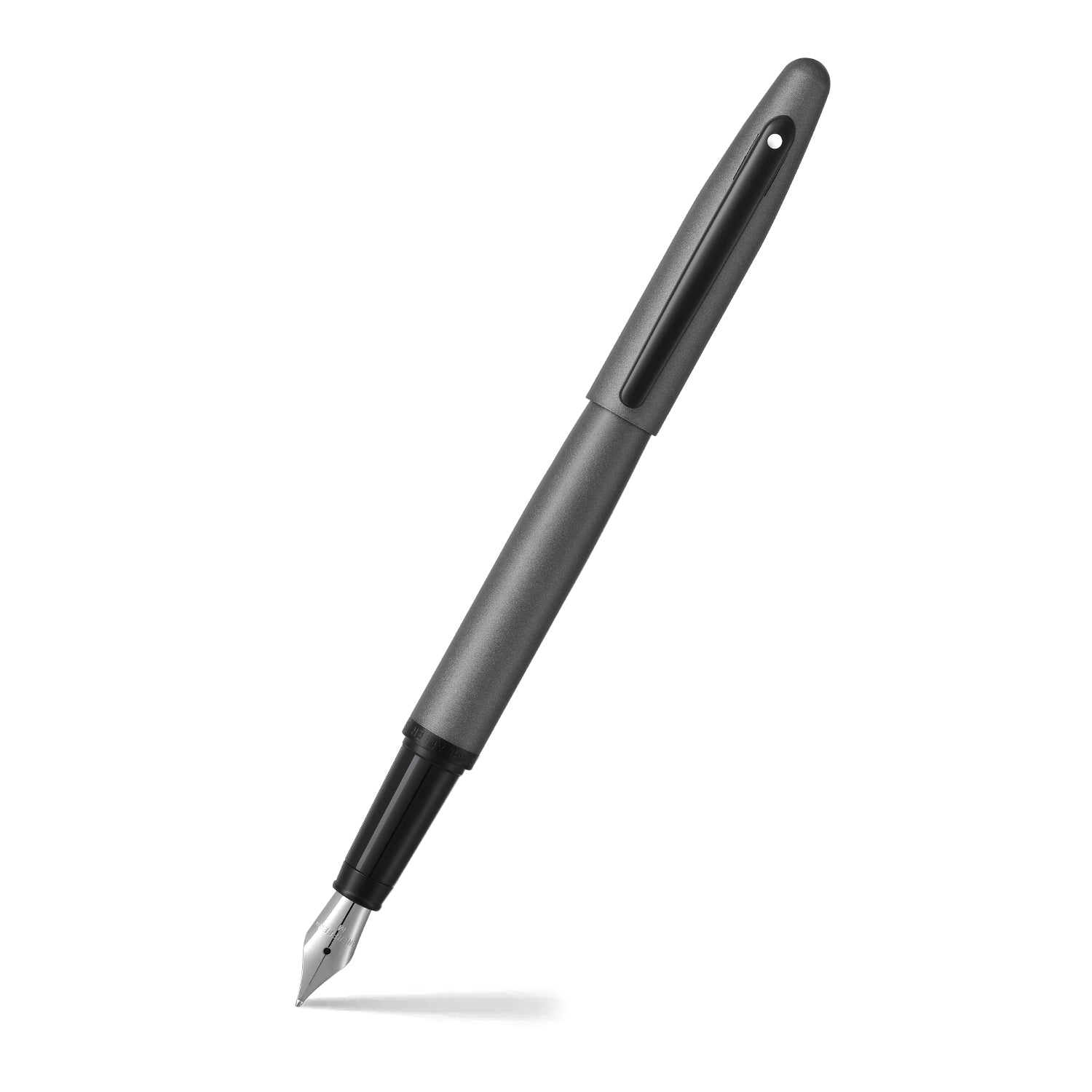 Sheaffer VFM 9424 Matte Gray Fountain Pen With Matte Black Trim