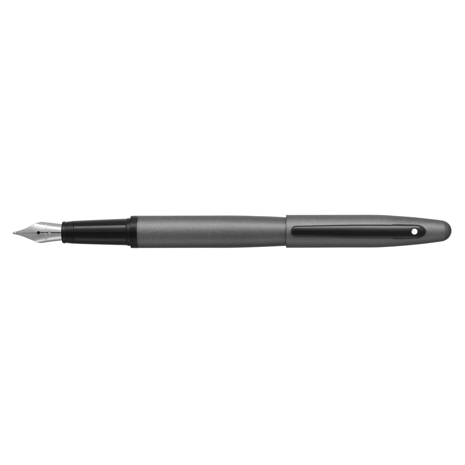 Sheaffer VFM 9424 Matte Gray Fountain Pen With Matte Black Trim