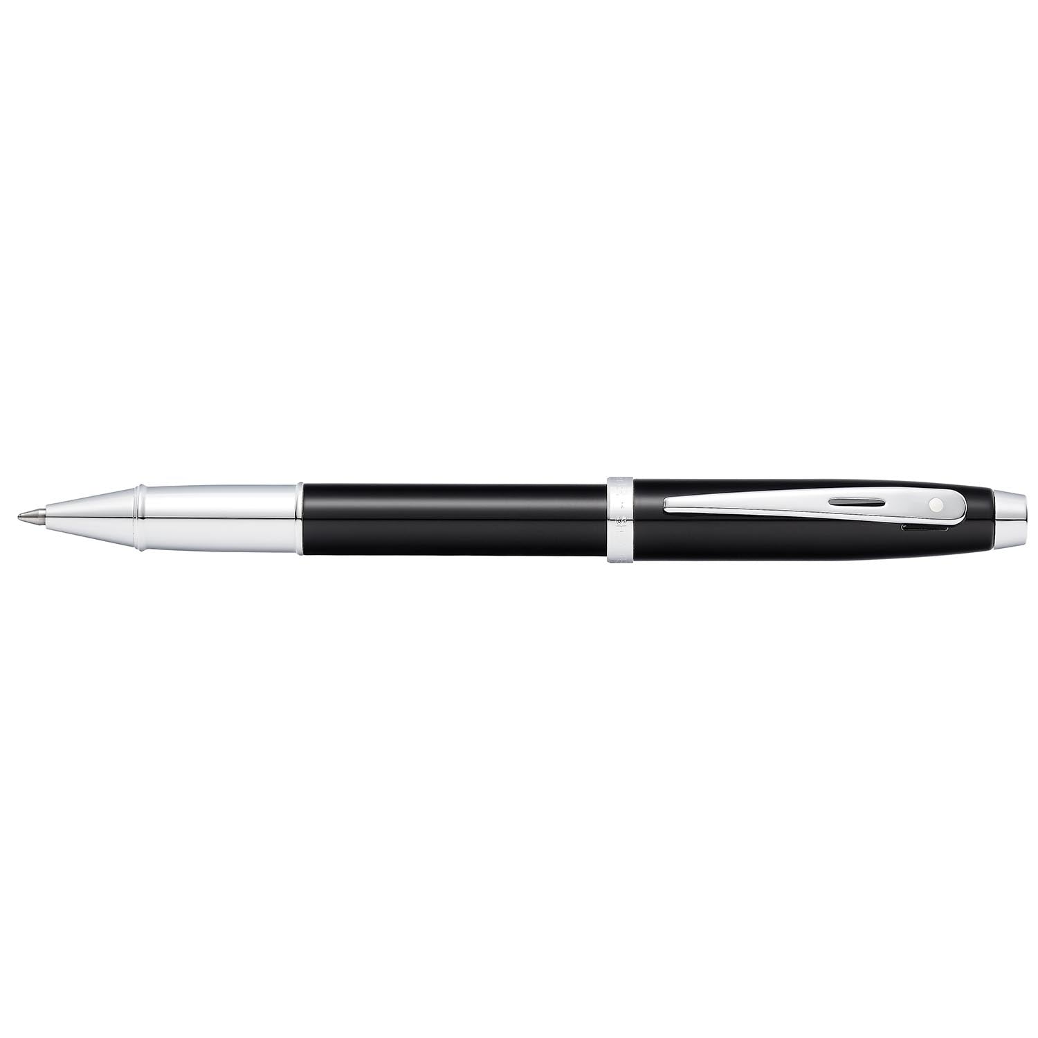 Sheaffer 100 Glossy Black With Chrome Trims Rollerball Pen