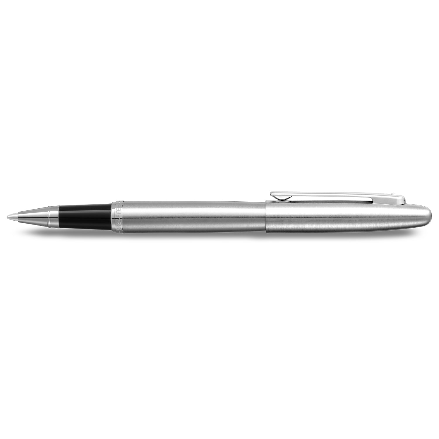 Sheaffer VFM 9426 Brushed Chrome Rollerball Pen With Chrome Trim
