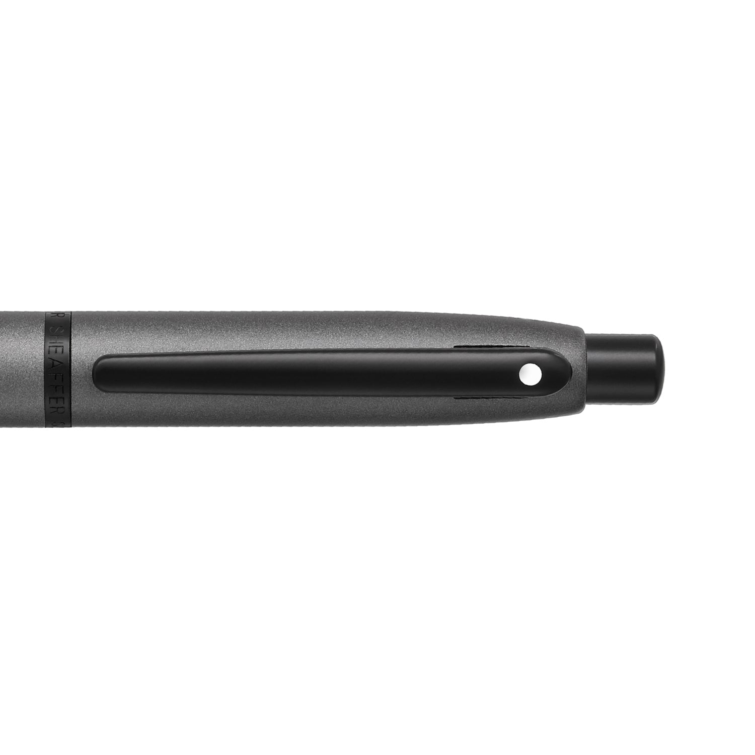 Sheaffer VFM 9424 Matte Gray Ballpoint Pen With Matte Black Trim