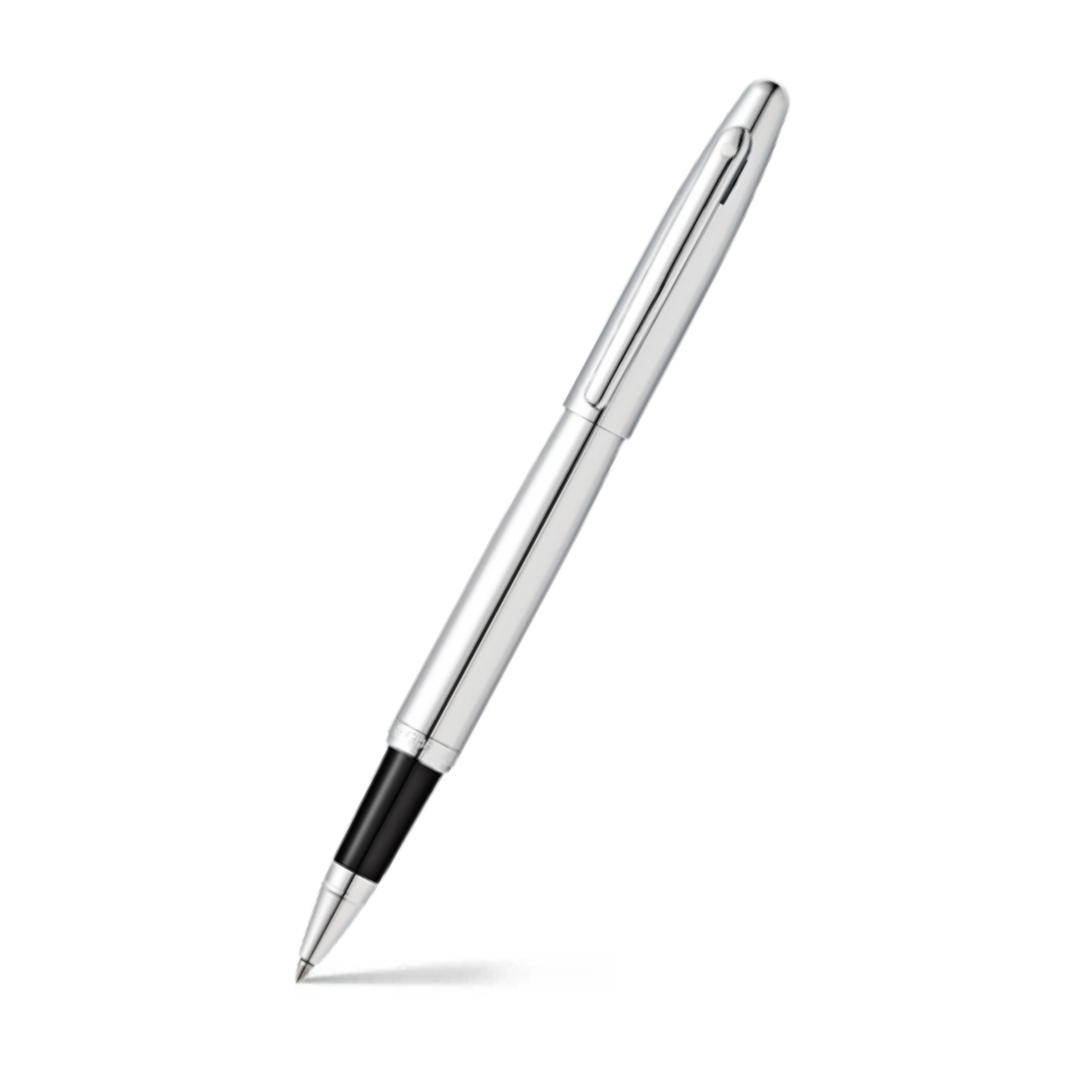 Sheaffer VFM Rollerball With A6 Notebook Gift Set - Chrome/Neon Blue/Matte Black