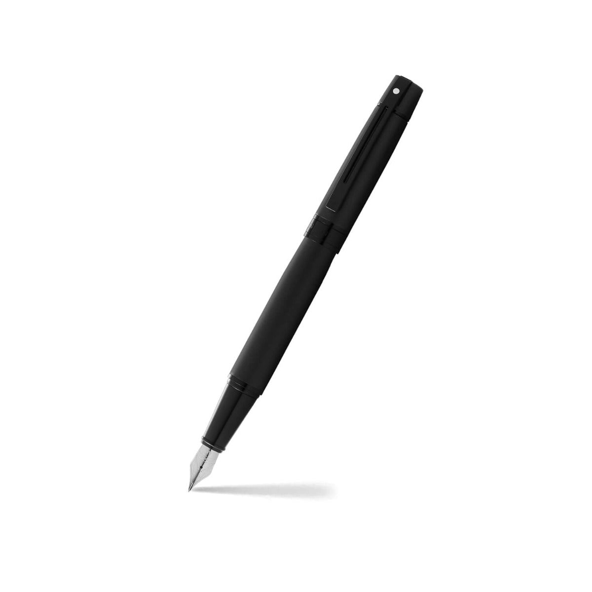 Sheaffer 300 Matte Black Fountain Pen With Black Trims