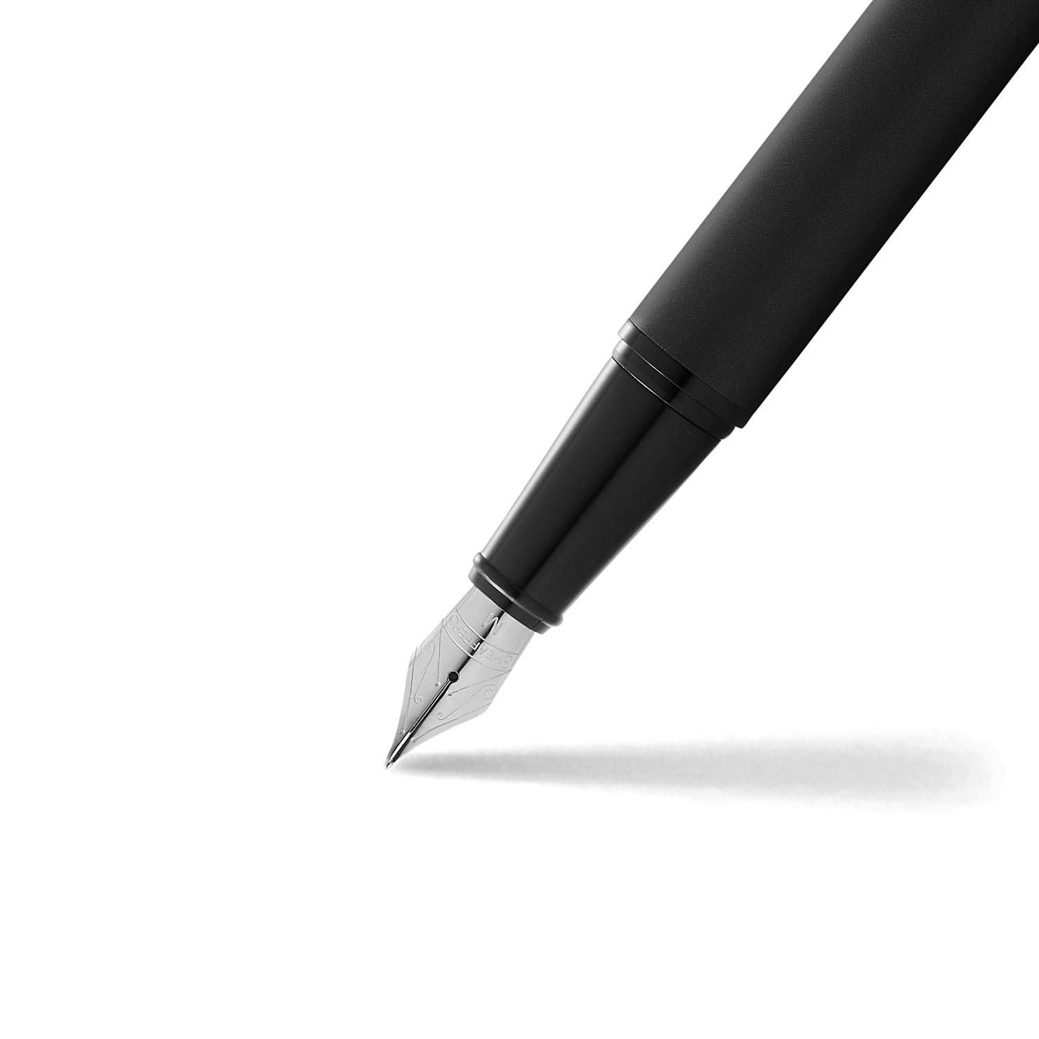 Sheaffer 300 Matte Black Fountain Pen With Black Trims