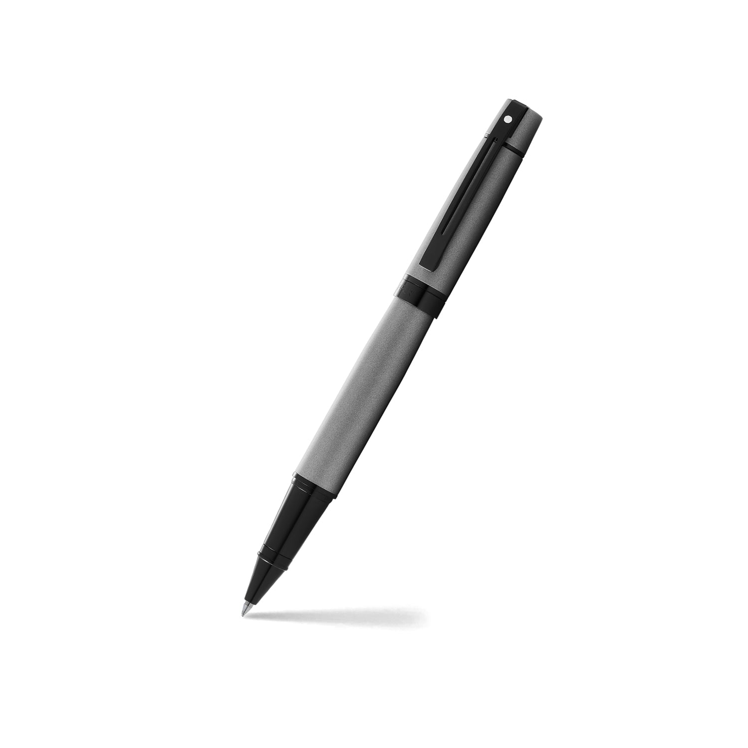 Sheaffer 300 Matte Gray Rollerball Pen With Black Trims