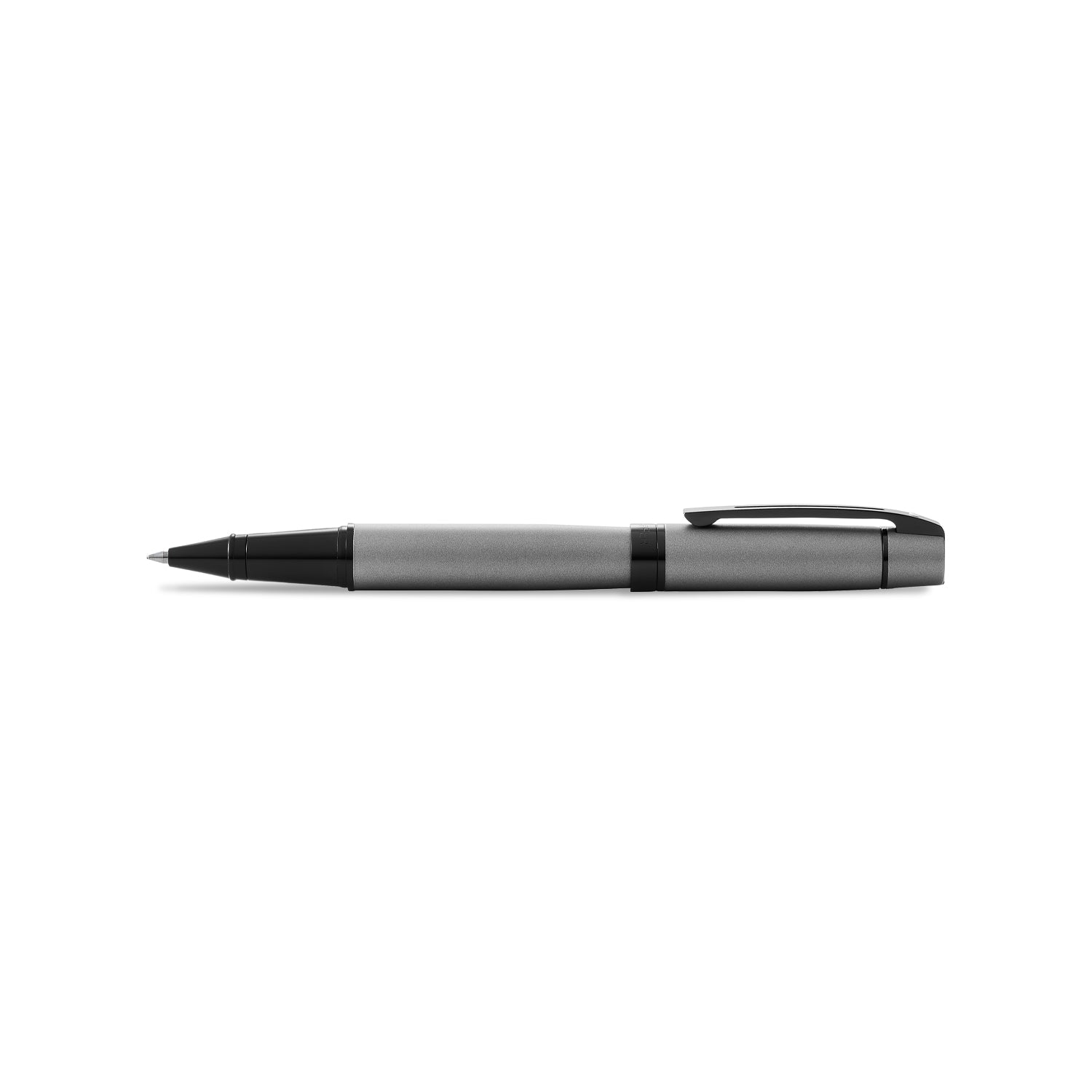 Sheaffer 300 Matte Gray Rollerball Pen With Black Trims