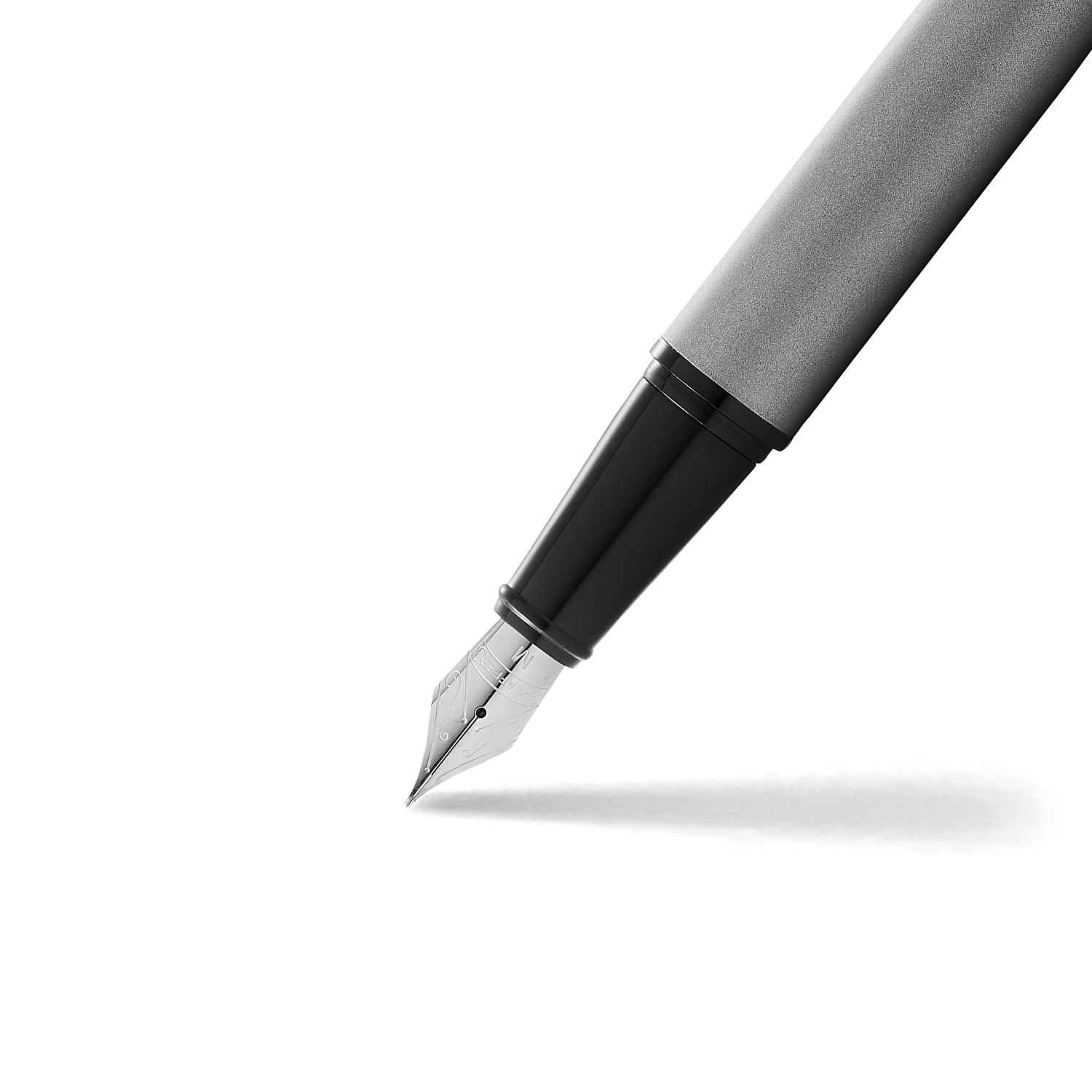 Sheaffer 300 Matte Gray Fountain Pen With Black Trims