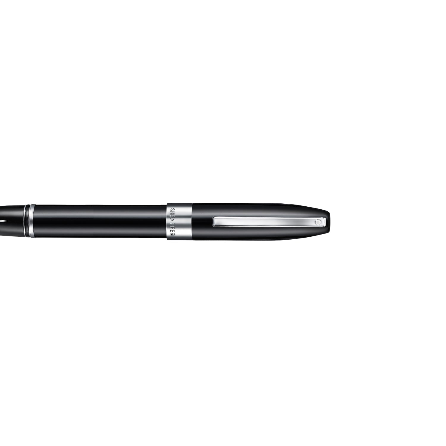 Sheaffer Legacy 9064 Glossy Black Inlaid Nib Fountain Pen (Medium) with Chrome-Plated Trims