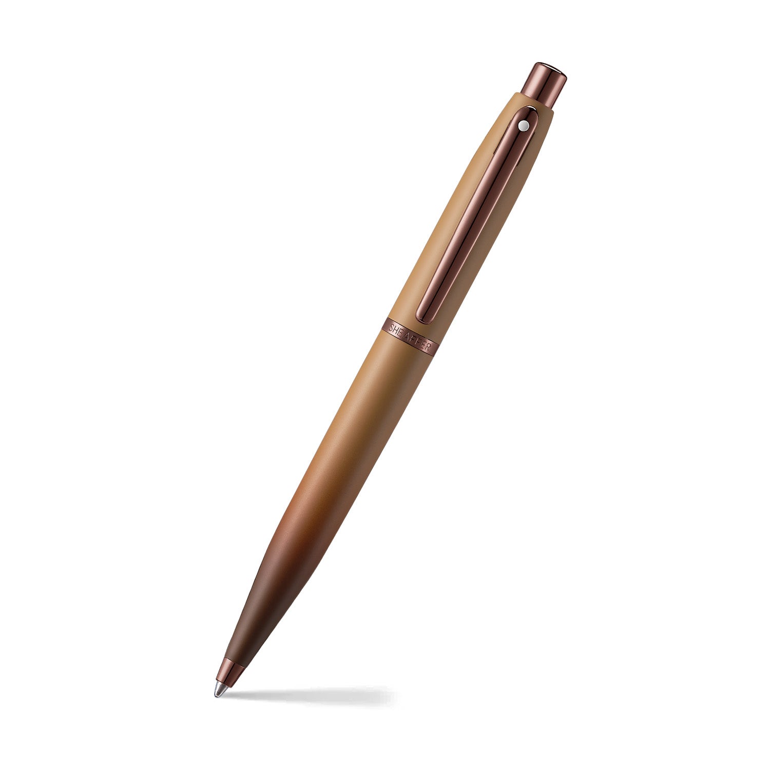Sheaffer Gift Set ft. Coffee Edition VFM 9428 Ballpoint Pen with Regal Brown PVD Trims and Small Notebook