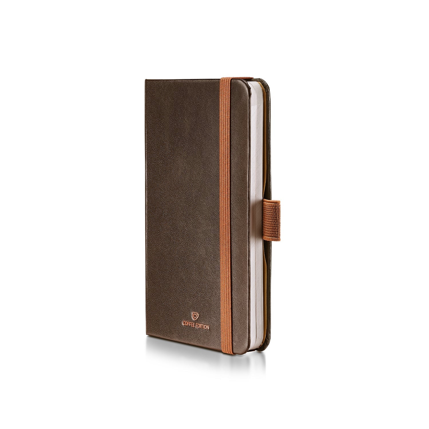 Sheaffer Gift Set ft. Coffee Edition 100 9374 Ballpoint Pen with Regal Brown PVD Trims and Small Notebook