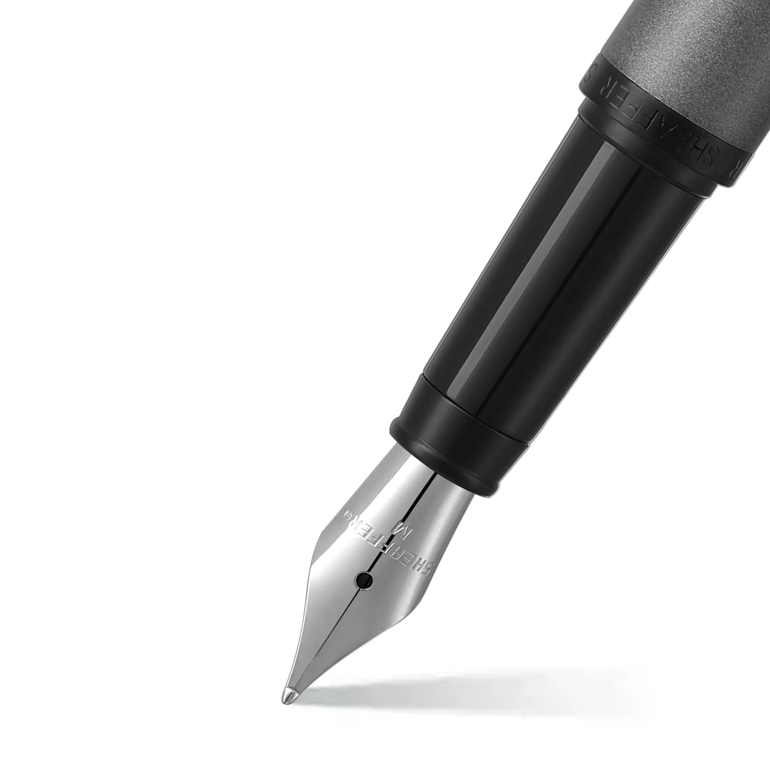 Sheaffer VFM 9424 Matte Gray Fountain Pen With Matte Black Trim