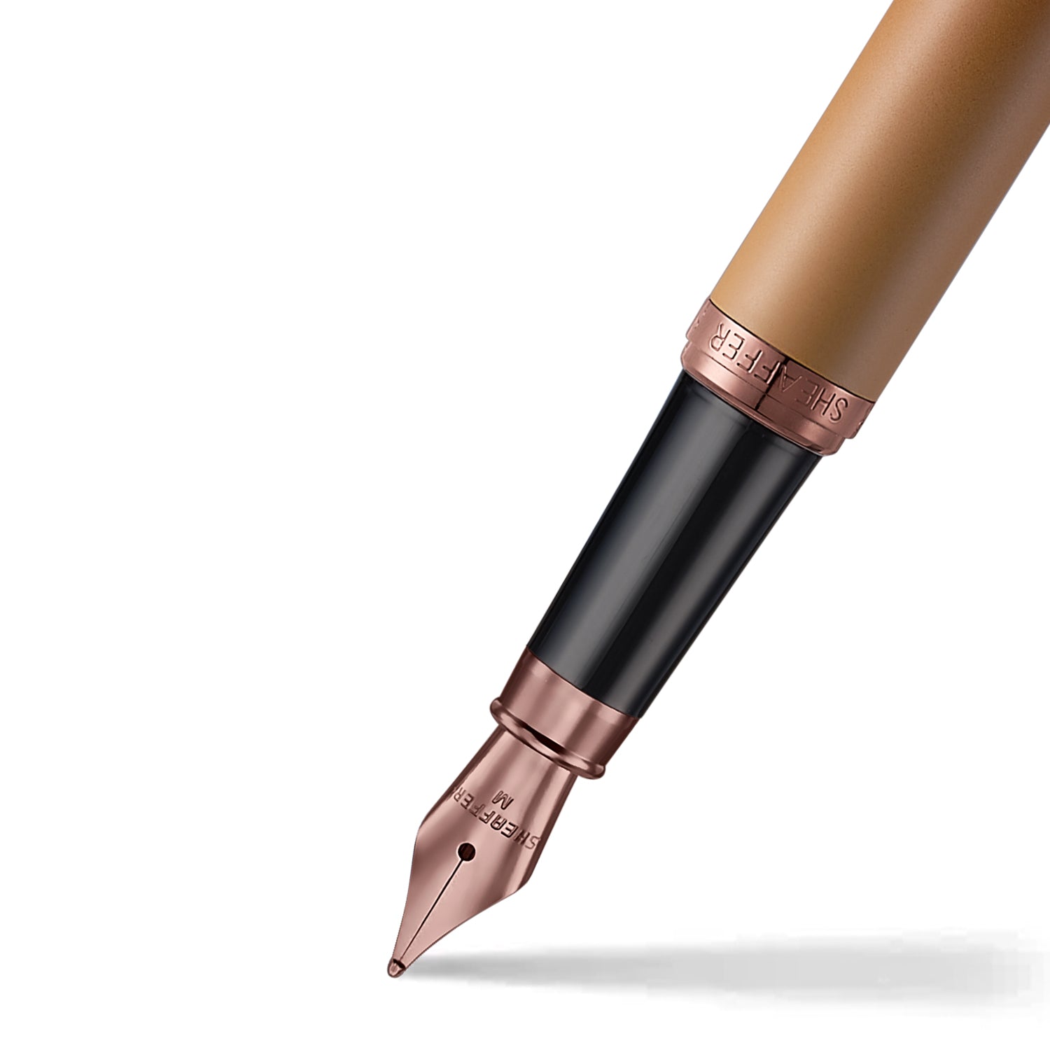 Sheaffer VFM 9428 Coffee Edition Matt Brown Fountain Pen with Regal Brown PVD Trims