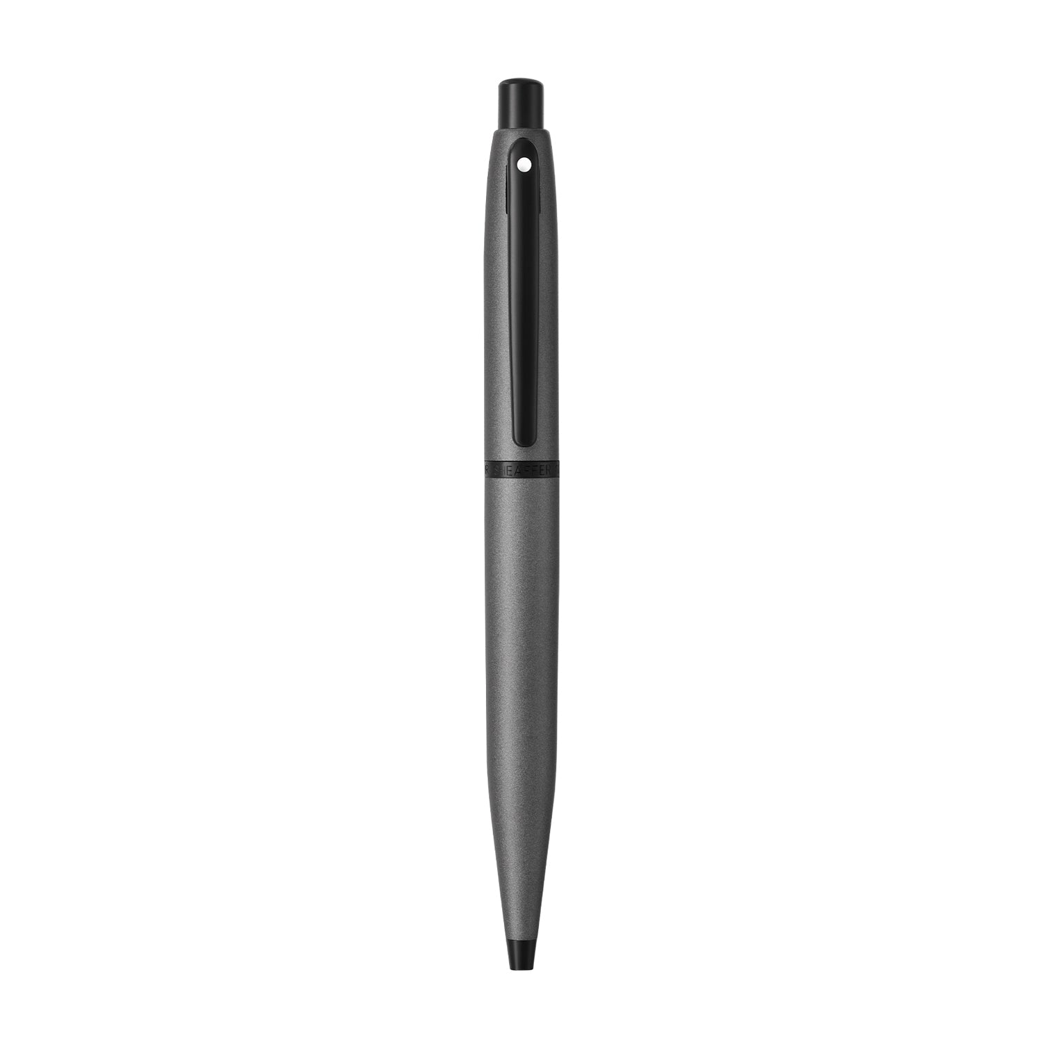 Sheaffer VFM 9424 Matte Gray Ballpoint Pen With Matte Black Trim