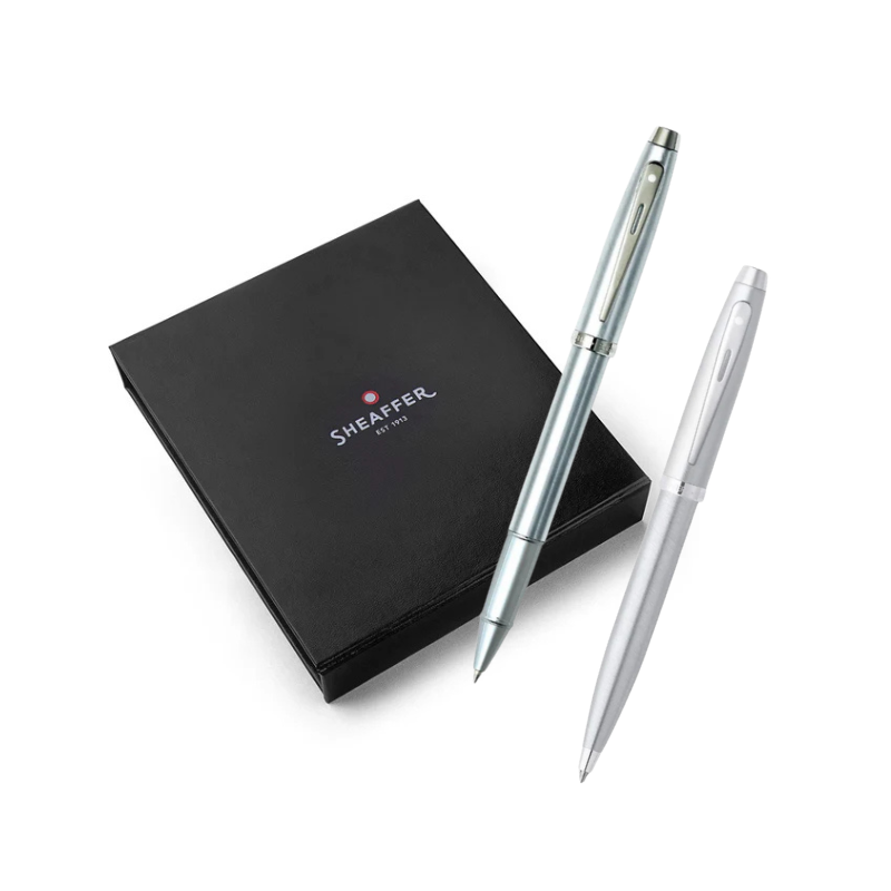 Sheaffer 100 Rollerball & Ballpoint Pen Twin Gift Set