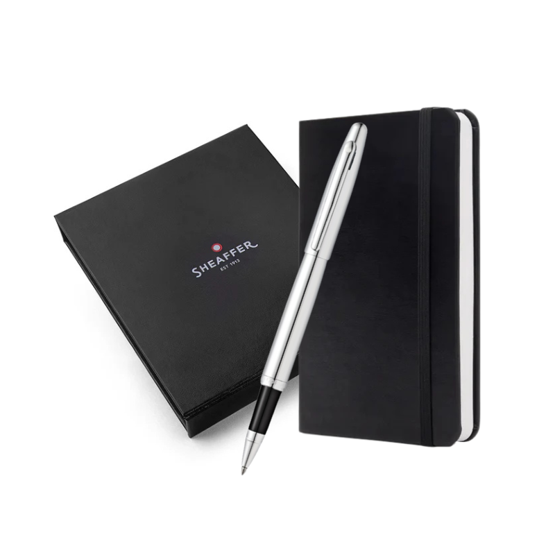 SHEAFFER VFM Rollerball Pen with Small Notebook A6 Gift Set