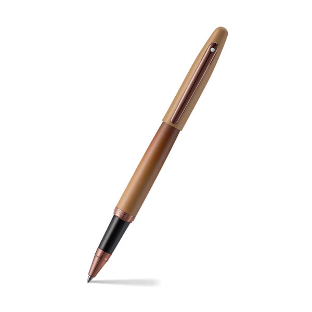 Sheaffer VFM 9428 Coffee Edition Matt Brown Rollerball Pen + Credit Card Holder Set