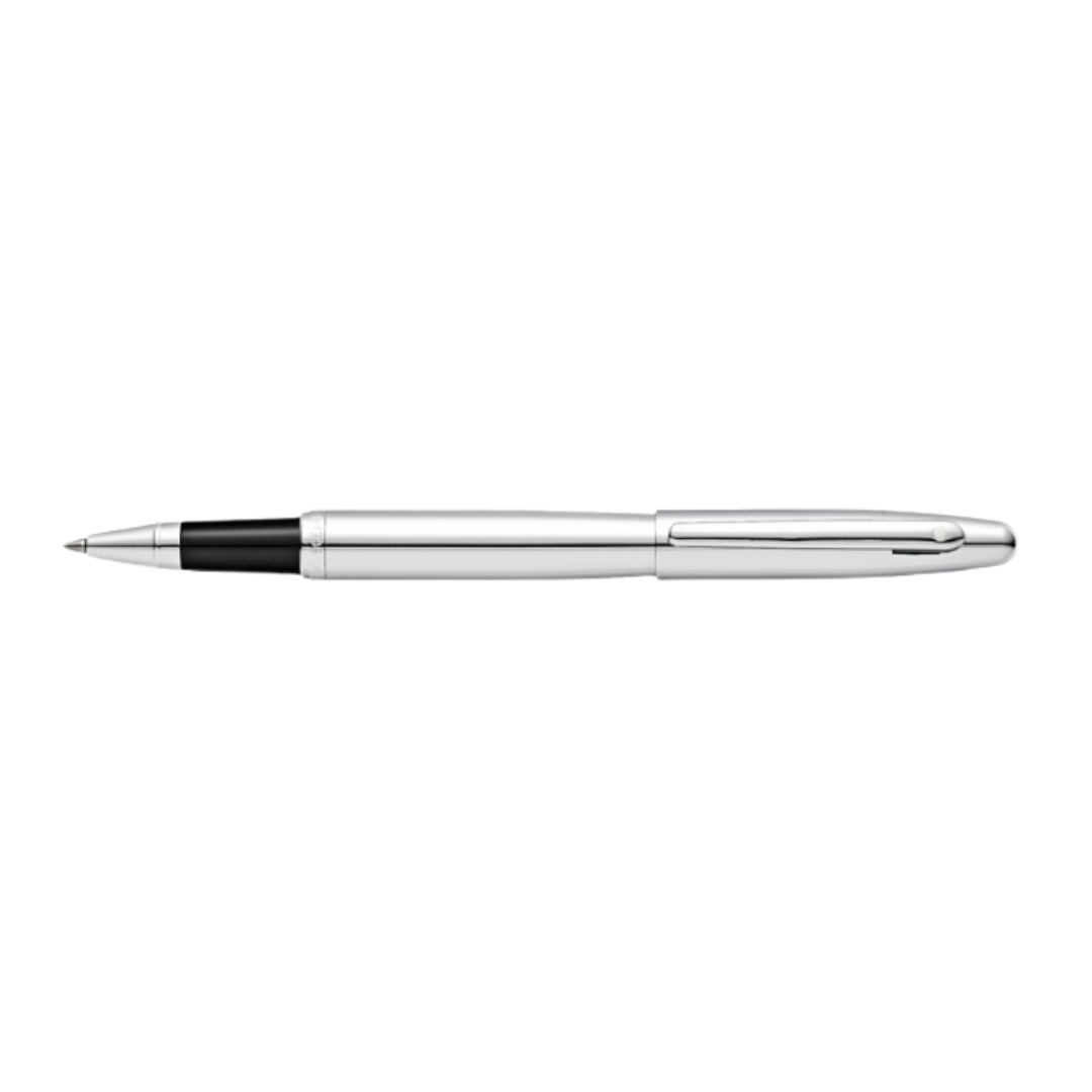 Sheaffer VFM Rollerball With A6 Notebook Gift Set - Chrome/Neon Blue/Matte Black