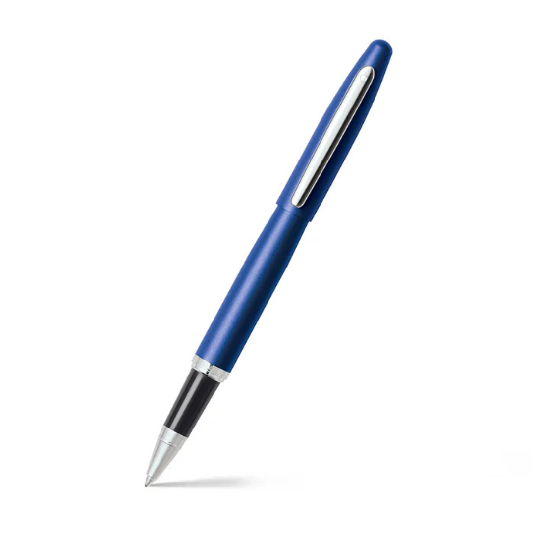 Sheaffer VFM Rollerball With A6 Notebook Gift Set - Chrome/Neon Blue/Matte Black