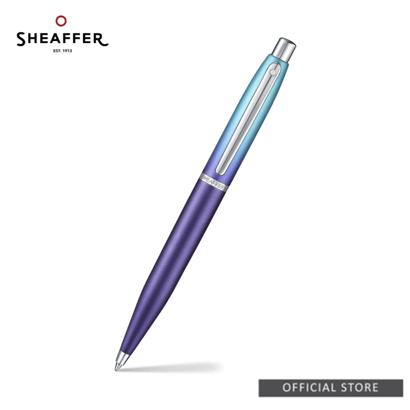 Sheaffer VFM 9430 Expressions Gradient Blue with Chrome Trims Fountain Pen/Rollerball Pen/Ballpoint Pen
