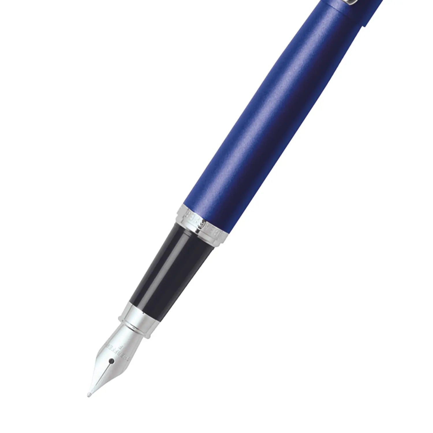 Sheaffer VFM Neon Blue Fountain Pen With Chrome Trims