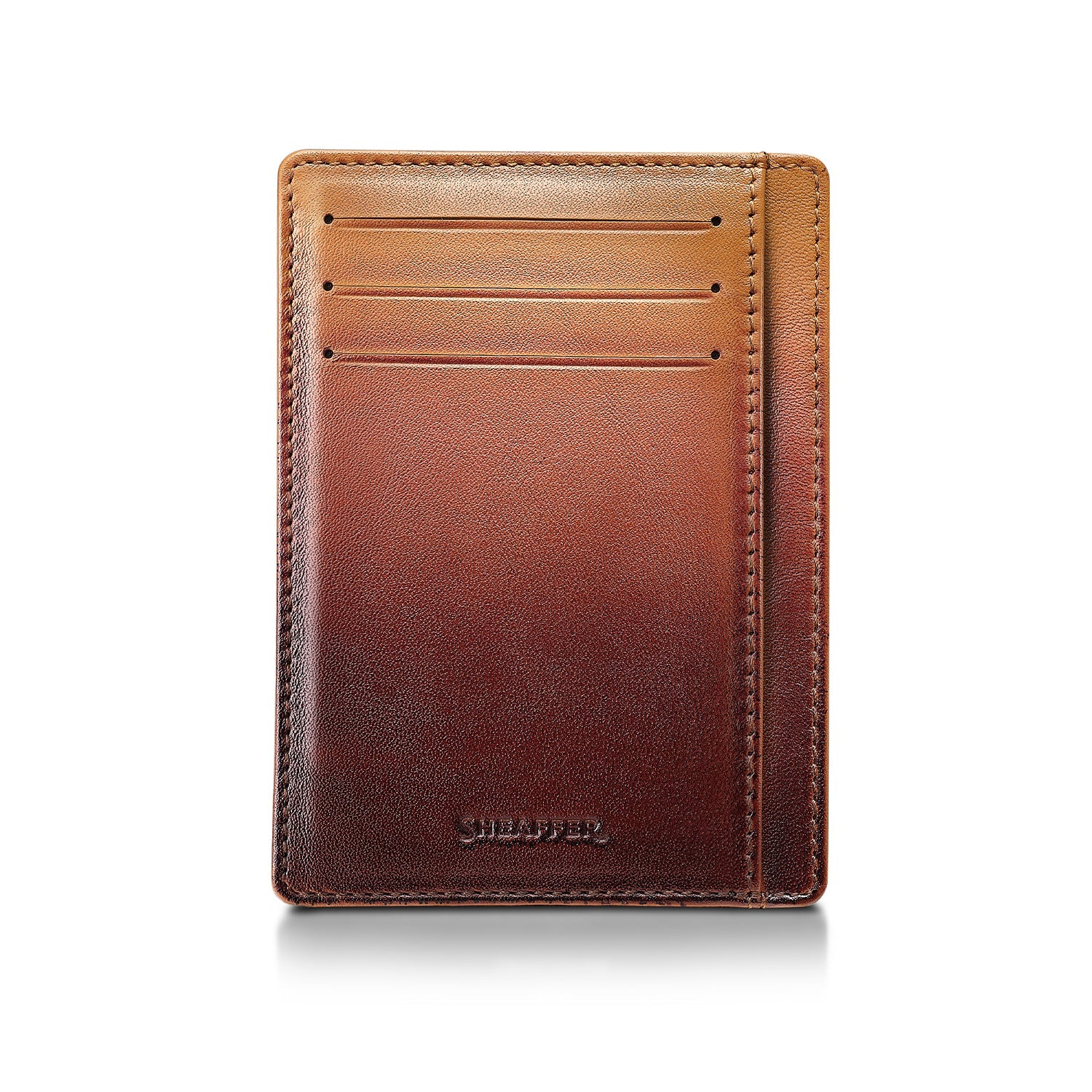 Sheaffer Gift Set ft. Coffee Edition VFM Ballpoint Pen with Regal Brown PVD Trims and Credit Card Holder